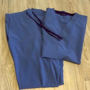 CARHARTT CEIL BLUE SCRUB SET